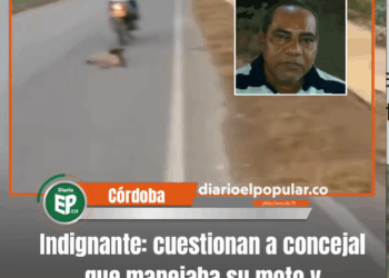 M3009002_Indignante cuestionan a concejal que manejaba su moto y arrastraba a un perro_part2