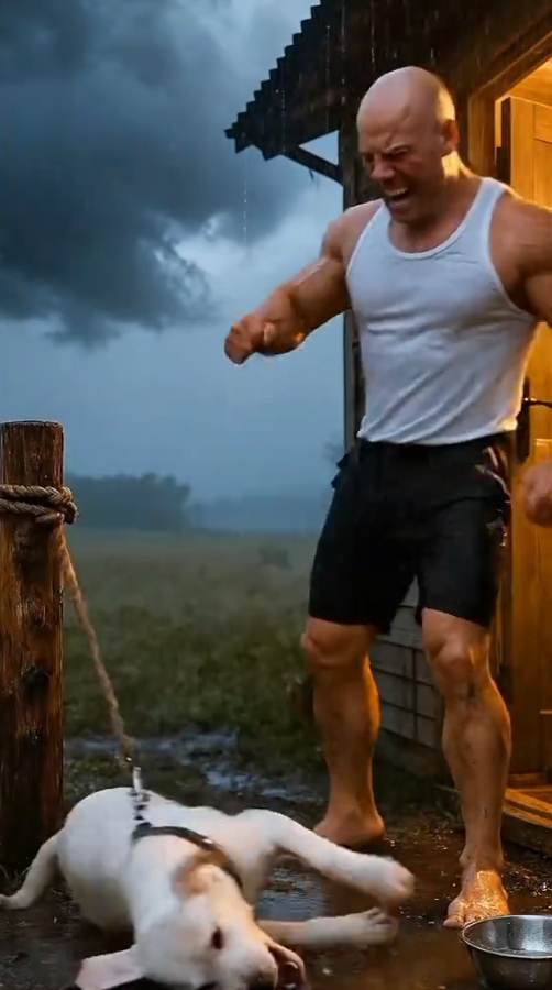 M15000 It is heartbreaking to see the dog endure such cruel treatment._part2