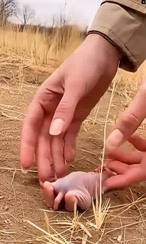 V0402019_The baby ferret fell out of its nest and was immediately spotted by a crow, but luckily, a passerby rescued it.#rescue