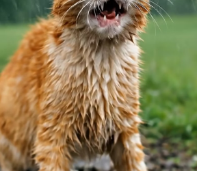 V1202007 � Mother Cat’s Cry for Help – Heartbreaking Flood Rescue � #catrescue #kittenrescue #anim